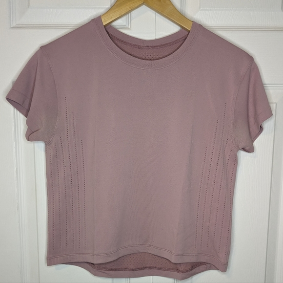 Lululemon Train to Be Short Sleeve - Pink - Size S - Picture 4 of 7